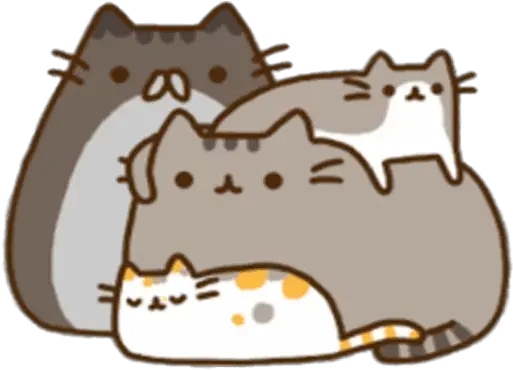 Pusheen 2 Telegram Stickers Sticker Search Pusheen Family Png Pusheen Transparent Background