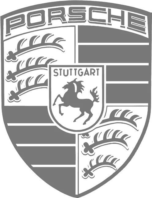 Enrique Luis Sardi Porsche Logo Black And White Png Porche Logo