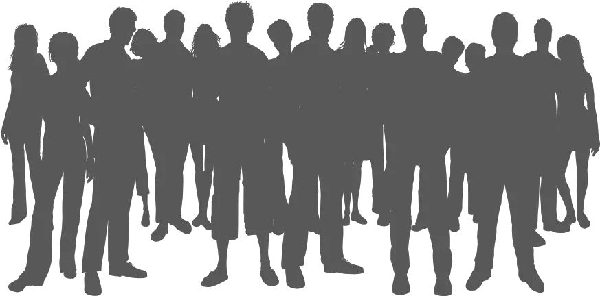 Group Clipart Crowd Transparent Free For Crowd Of People Transparent Background Png Crowd Of People Png