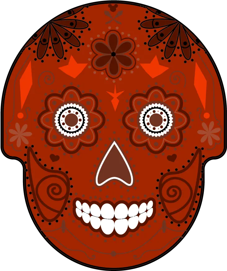 Illustrator Sugar Skull Project Scary Png Calavera Icon