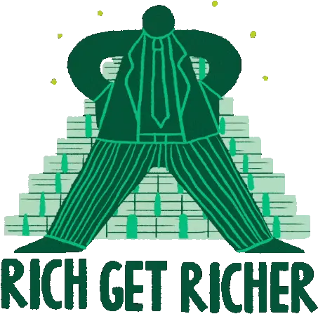 Rich Get Richer Economy Sticker Rich Get Richer Economy Rich And Poor Gif Png Why King Of The Hill Is An Icon