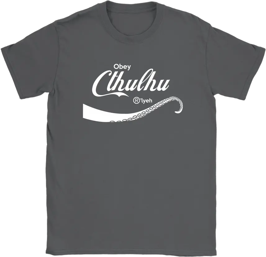 Obey Cthulhu Ru0027lyeh Coca Cola Logo Style Shirts U2013 Teeqq Store Png Logos