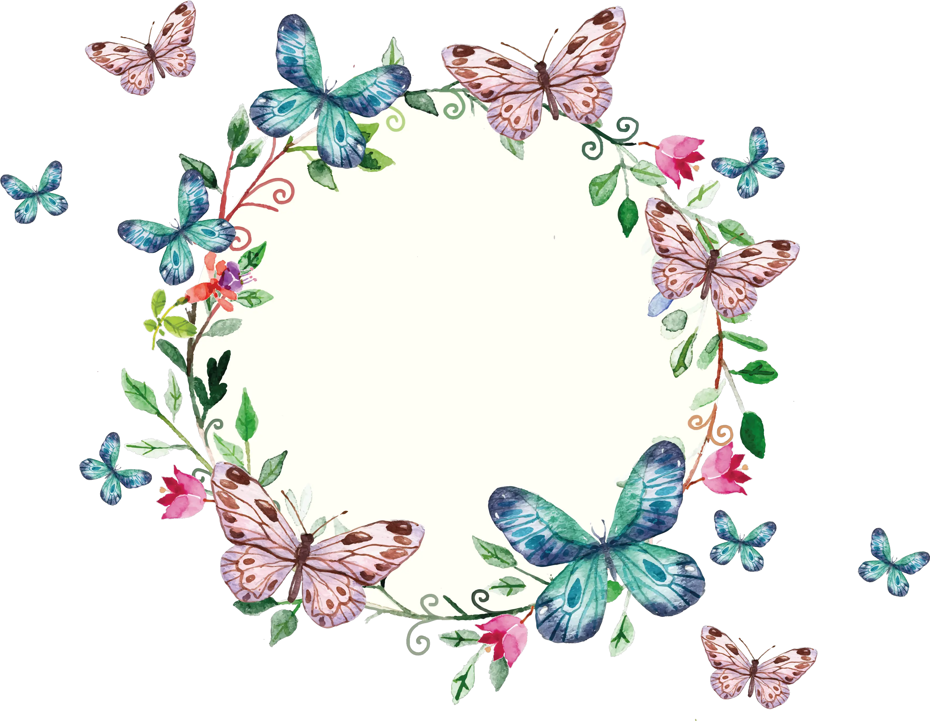Clipart Frame Butterfly Transparent Butterfly Frame Png Butterfly Transparent png