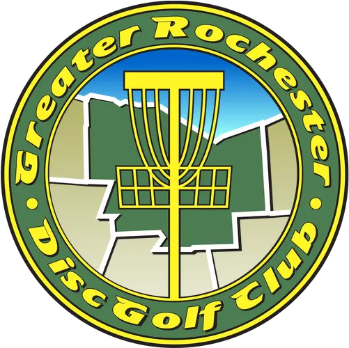 The Greater Rochester Disc Golf Club Candle Holder Png Disc Golf Logo