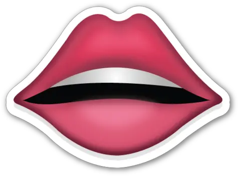 Pin Mouth Emoji Png Lipstick Emoji Png