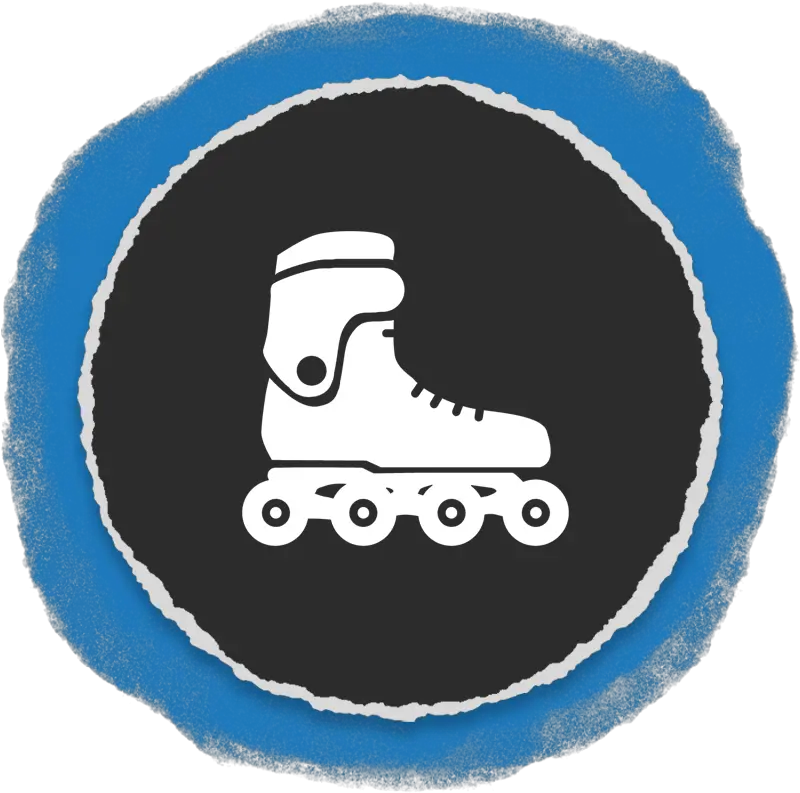 The Basic Difference Between Roller Skates And Rollerblades Roller Blade Best Draw Png Toe 2 Icon