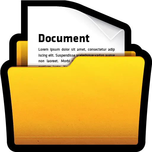 Folder My Documents Win Office Icon My Document Icon Png Office Folder Icon