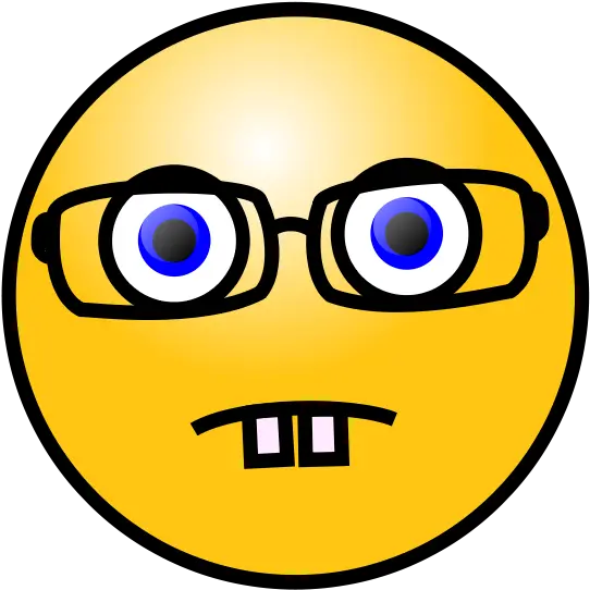 Smiley Face With Glasses Clip Art Serious Face Cartoon Png Nerd Glasses Icon