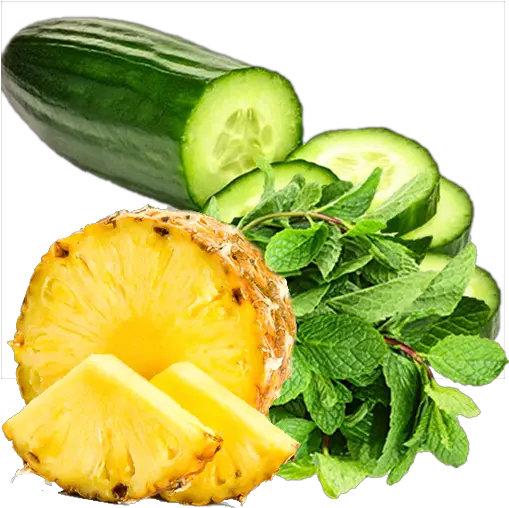 Pineapple Cucumber And Mint Recipe Png Transparent