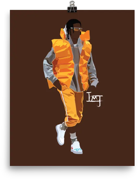 Asap Rocky 8x11 Print Workwear Png Asap Rocky Logo