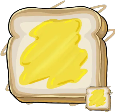 Bread And Butter Transparent Png Bread With Butter Cartoon Bread Clipart Png