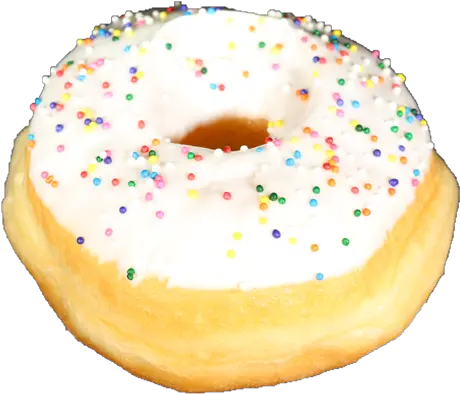 Your Food Pngs White White Sprinkle Donut Png Sprinkle Png