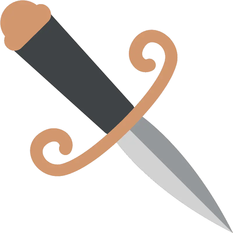 Dagger Emoji Clipart Emoji Png Dagger Transparent