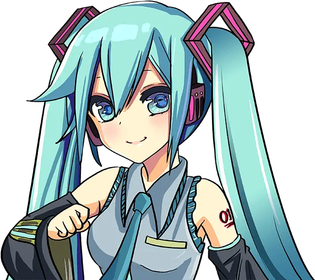 How To Draw Hatsune Miku Really Easy Drawing Tutorial Easy How To Draw Hatsune Miku Png Vocaloid Icon