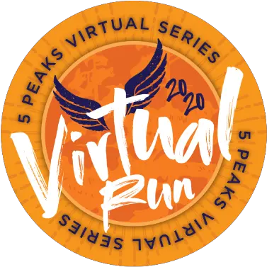 2020 5 Peaks Virtual Run Series Virtual Run Logo Png Run Png