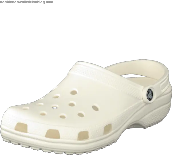 Download Mens Crocs Classic White Crocs With White Background Png Croc Png