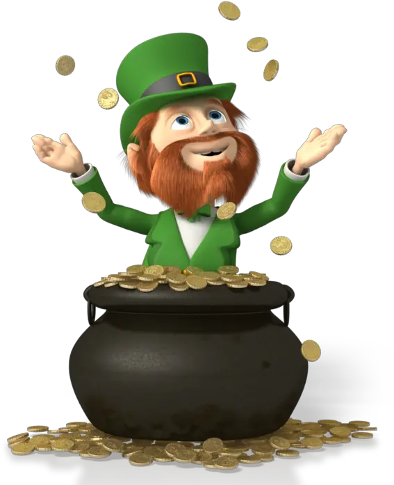 Leprechaun Animation Clover Clip Art Animated Pot Of Gold Png Leprechaun Transparent