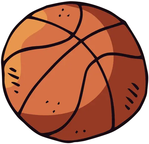 Transparent Png Svg Vector File Basketball Cartoon Transparent Basketball Ball Png