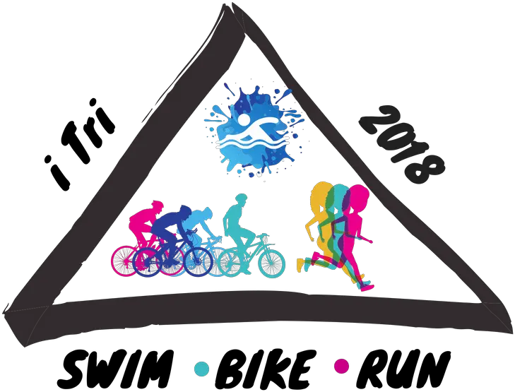 Summer Triathlon Training For Kids Language Png Swim Bike Run Logo