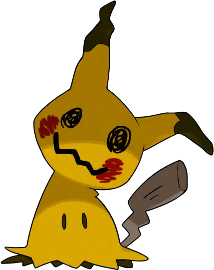 Mimikyu Pika Ghost Poke Go T Pokemon Faux Pikachu Png Mimikyu Transparent