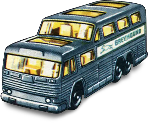 Greyhound Bus Icon 1960s Matchbox Cars Icons Softiconscom Grayhound Bus Cartoon Transparent Png Bus Transparent Background