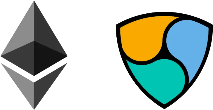 Ethereum Versus Nem Nem Blockchain Clipart Full Size Eth Logo Png Versus Logo Png