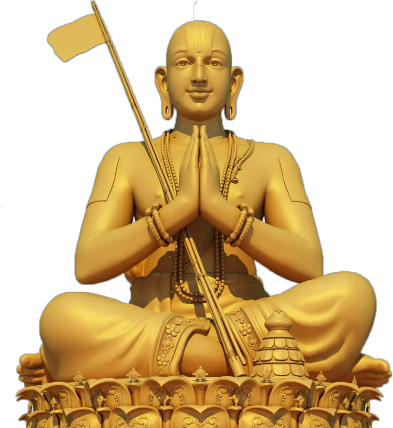 Pancha Loha Deity Ramanujacharya Png Buddha Transparent