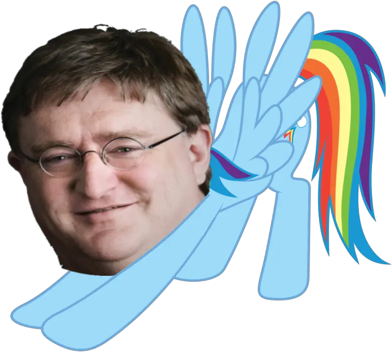 Download Gabe Newell Rainbow Dash Gabe Newell Peter Griffin Png Gabe Newell Png