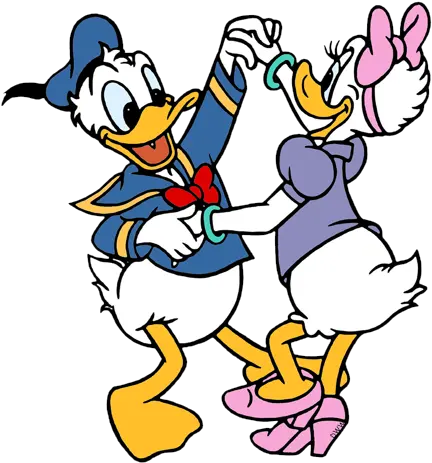 Duck Disney Love Illustration Donald And Daisy Duck Png Daisy Duck Png