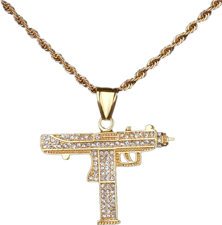 Uzi Chain Karoushi Clothing Locket Png Uzi Png