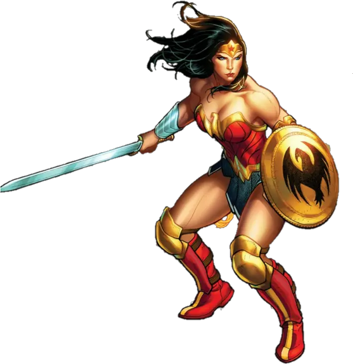 Wonder Woman Png Wonder Woman Rebirth New 52 Warrior Transparent Background