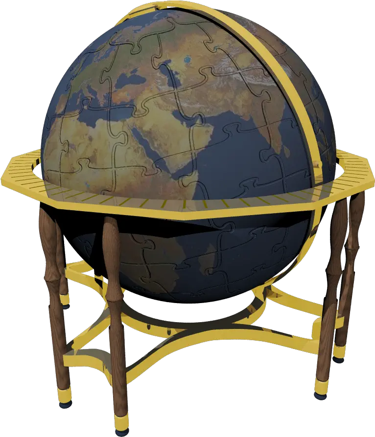 Puzzle Globe Png Cage Png