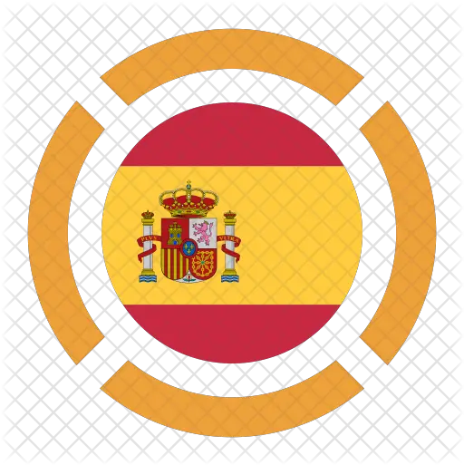 Spain Flag Icon Of Flat Style Spain Flag Circle Png Spain Png