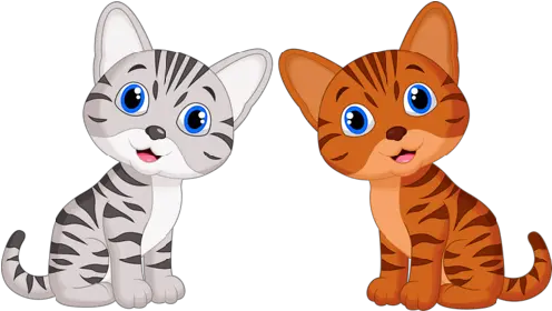 Transparent Background Kitten Clipart Cat Cartoon Png Kitten Transparent Background