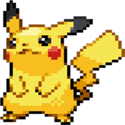 Transparent Sprite Pikachu Picture Pikachu Pixel Art Png Pikachu Transparent