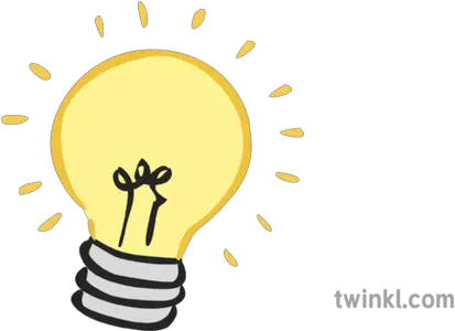 Lightbulb Illustration Twinkl Simple Light Bulb Illustration Png Lightbulb Png