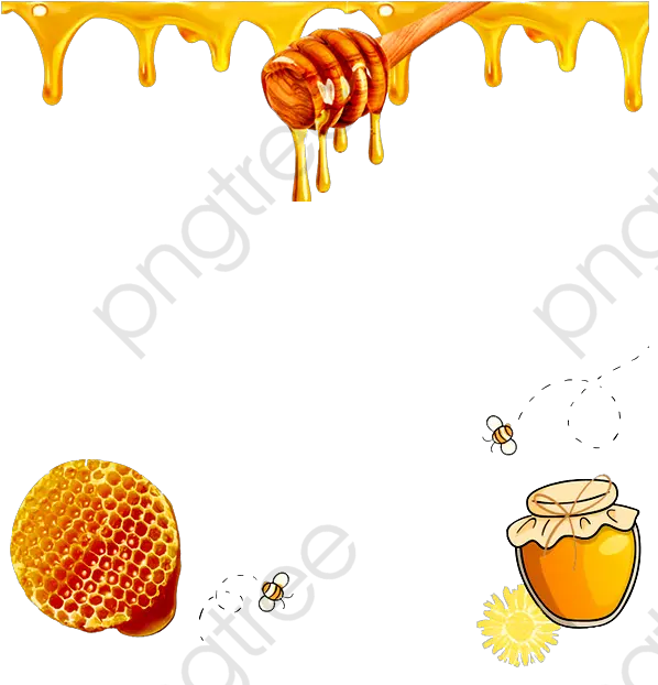 Honeycomb Honeypot Bee Honey Transparent Cartoon Jingfm Png Honey Transparent