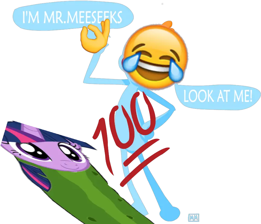 Mlg Mr Meeseeks Sticker By Patrykma7 Clip Art Png Mr Meeseeks Png