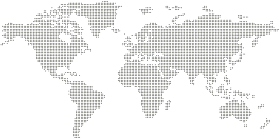 Download Trail Clipart Dotted Line World Map Full Size Language Png Dotted Line Transparent