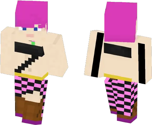 Vento Aureo Minecraft Skin Kawaii Girl Minecraft Skins Png Vento Aureo Logo