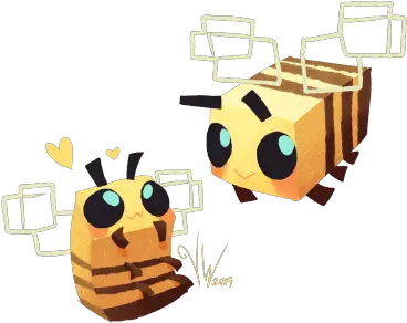 Projectnetoku Cute Minecraft Bee Art Png Aesthetic Minecraft Logo