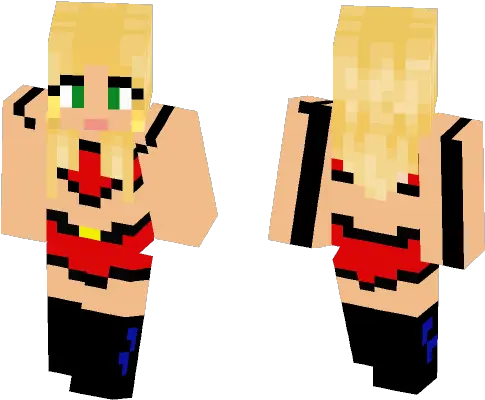 Charlotte Flair Wwe Minecraft Skin Rick Grimes Minecraft Skin Png Charlotte Flair Png