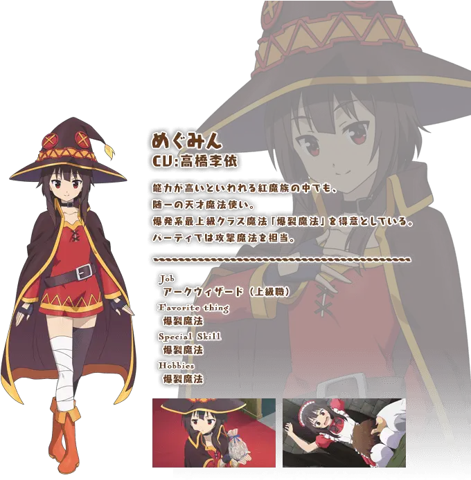 Konosuba Megumin Png Transparent Konosuba Megumin Png