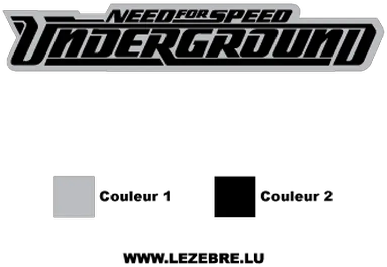 Need For Speed Underground Sticker Png Logo