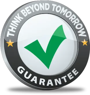Think Beyond Tomorrow Guarantee Infomax Office Systems Emblem Png Guarantee Png