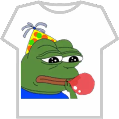 Birthday Pepe Transparent Roblox T Shirt Boss Png Pepe Transparent