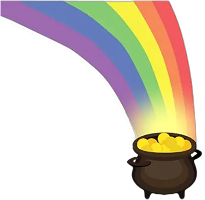 Picture Transparent Rainbow Pot Of Gold Png Pot Of Gold Png