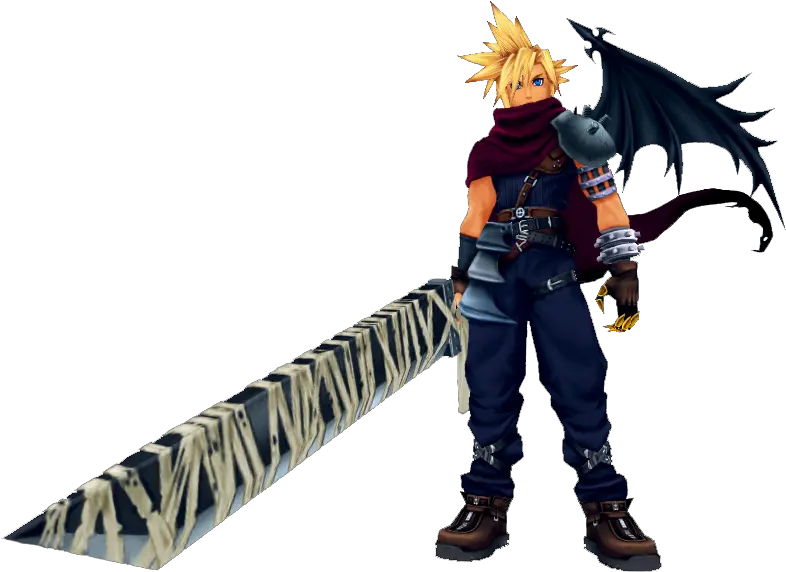 Cloud Strife Kingdom Hearts Transparent Cloud Kingdom Hearts Art Png Cloud Strife Png png
