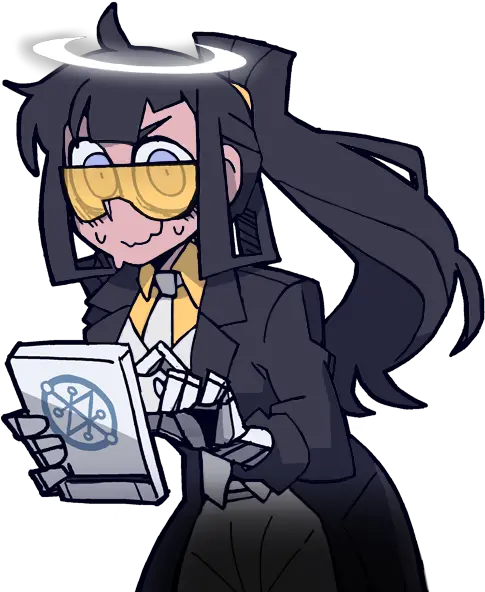 Loremaster As An Angel Sprite Edit Helltaker Character Helltaker Azazel Becomes Loremaster Png Doom 2 How To Beat Icon Of Sin