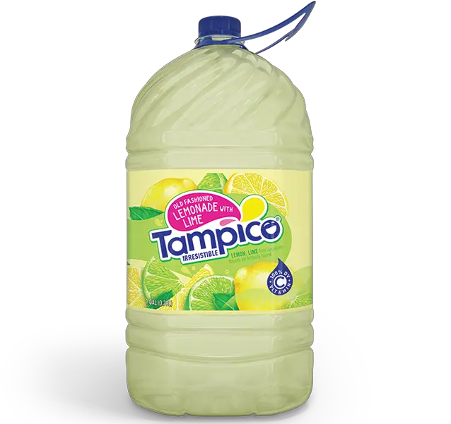 Download Hd Old Fashioned Lemonade With Lime Pink Tampico Tampico Strawberry Banana Punch Png Lemonade Transparent